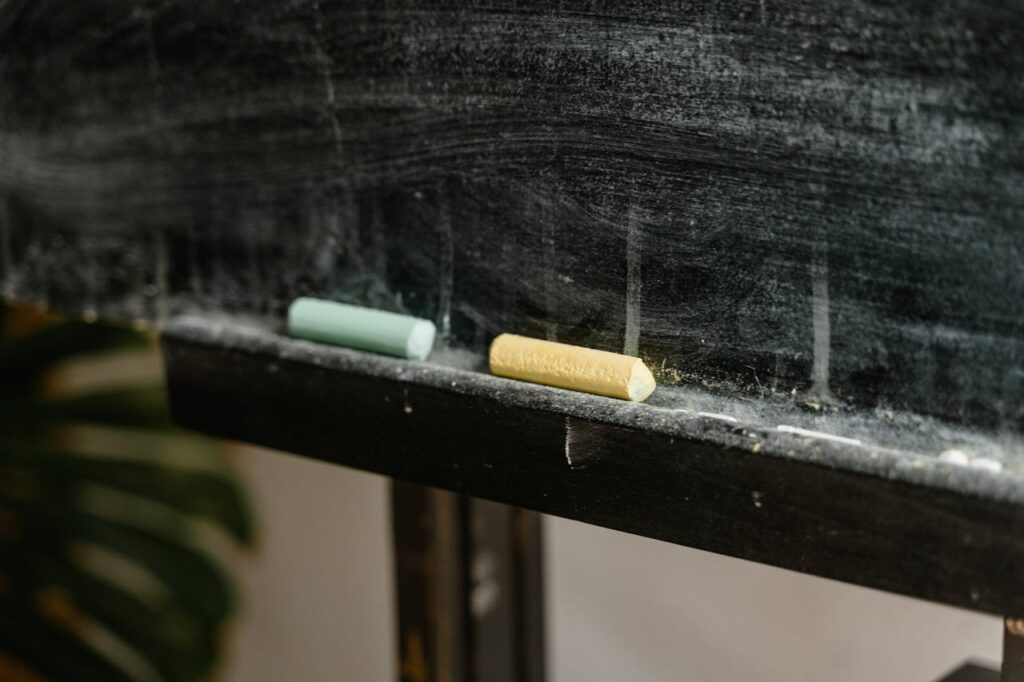 Muurtje Schoolbord