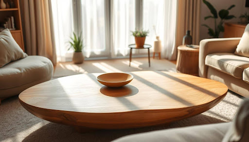 Wat is een organische salontafel?